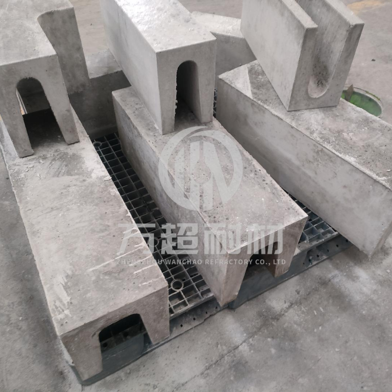 Các bộ phận đúc sẵn máng | vật liệu chịu lửa