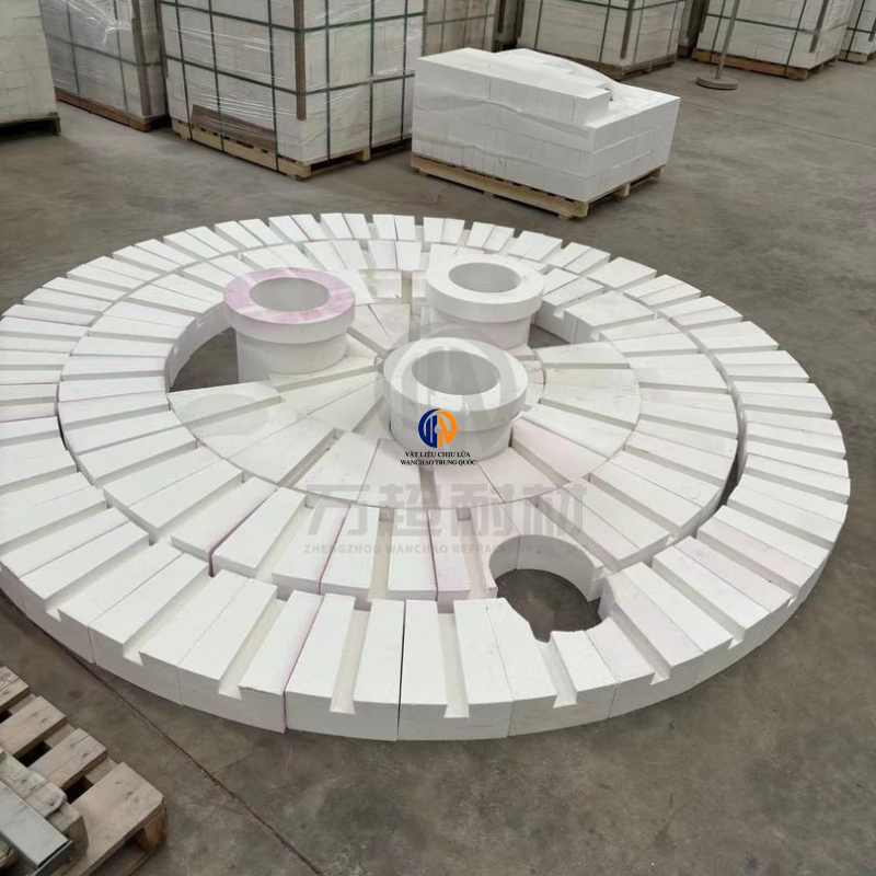 Gạch bi rỗng alumina hình dạng đặc biệt tùy chỉnh | gạch chịu lửa